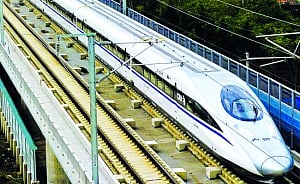 Sulking China delays rail project