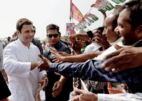 Rahul targets Modi, Rupani over SEBI fine issue