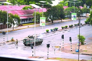 Mugabe under house arrest, military in command