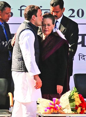 BJP divides, we unite, claims Rahul