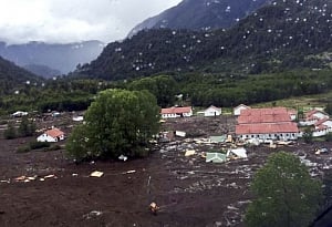 landslide in southern Chile leaves 5 dead, 15 missing