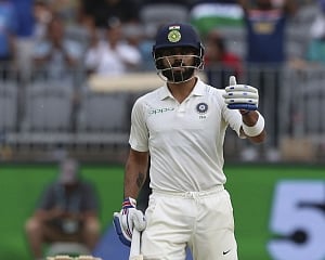 'King' Kohli becomes second fastest to 25th Test ton,