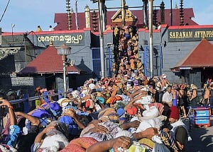 Sabarimala temple case: Kerala says ban on women unconstitutional; SC reserves order