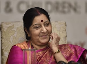 Swaraj holds talks with Turkmenistan counterpart