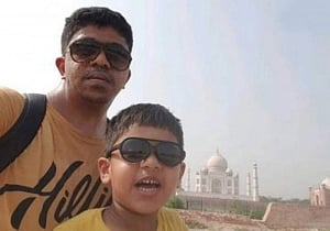 Abu Dhabi-based father-son duo on India trip set world record