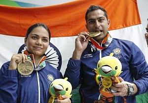 India opens medal count at Asiad with bronze in rifle mixed team