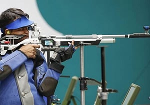Three for a joy: Schoolboy, lawyer, veteran show India's shooting