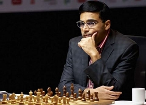Anand draws with Karjakin, joint fifth now