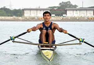 Rower Bhokanal qualifies for men's single sculls final