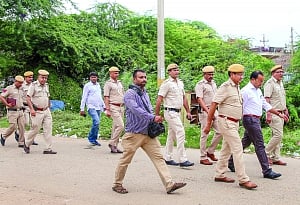 2 ACPs among 10 cops injured in violent protest against rape
