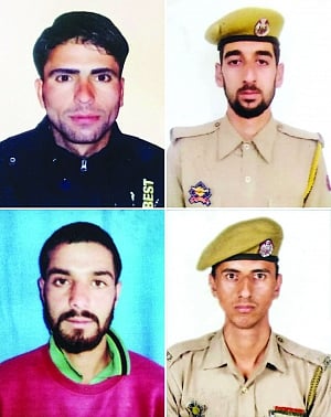 4 J&K cops fall to terror bullets