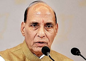No curb on people's democratic rights: Rajnath Singh
