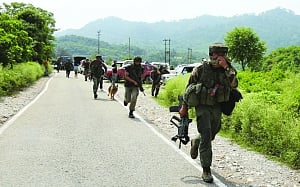 8 ultras killed, 12 jawans hurt in J&K gunfights