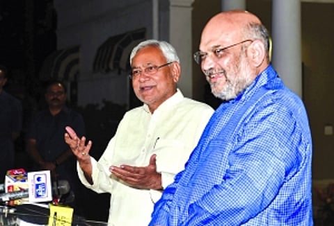 BJP, JD(U) concur on 50-50 formula for LS polls in Bihar