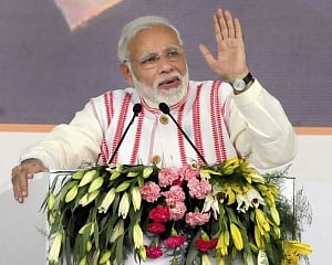 Congress has done politics over poverty: Modi