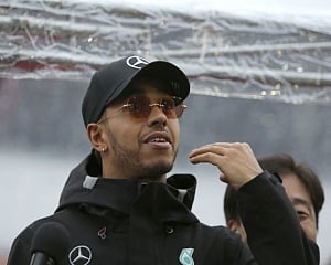 Hamilton fastest in second practice at Japanese Grand Prix