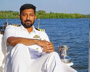 Injured naval officer located by Indian Navy