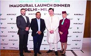 Italy non-stop from Delhi & Mumbai