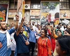 JNSU polls: Counting resumes after being suspended for 14 hours following protest by ABVP