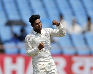 Kuldeep takes maiden five-for in Tests