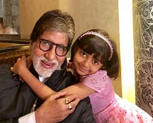Live happy, live with pride: Big B wishes Aaradhya on birthday