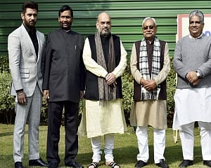 Lok Sabha poll seat-sharing in Bihar: 17 seats each for BJP, JD(U); six for LJP