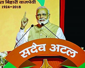 Opp no challenge for BJP: Modi