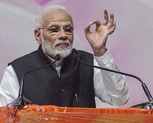 PM says Mahagathbandhan incoherent alliance of rich dynasties