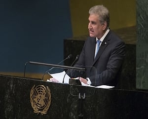 Qureshi rakes up Kashmir issue at UNGA, says it is impacting peace efforts between India, Pak