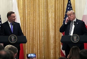 Russia actions pose threat to peace, stability: Trump after meeting Polish Prez Duda