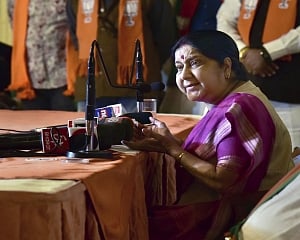 Sushma to inaugurate Gandhi-Zayed digital museum for peace in Abu Dhabi