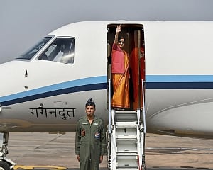 Swaraj holds talks with Tajik counterpart