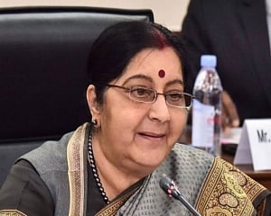 Swaraj invited to Pakistan to attend groundbreaking ceremony of Kartarpur corridor