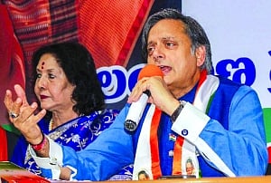Tharoor’s Ram Temple barb puts Cong in a fix