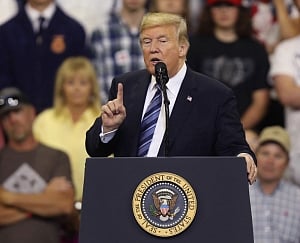 Trump says Woodward's White House book a 'scam'