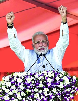 Vote out family parties Cong, TRS from T: PM
