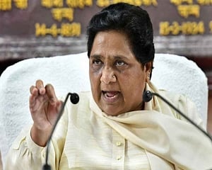 'Frustrated' BJP trying to create fissures in SP-BSP alliance: Mayawati