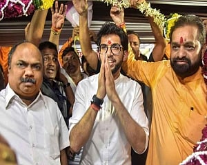 Aaditya Thackeray files nomination for Assembly poll