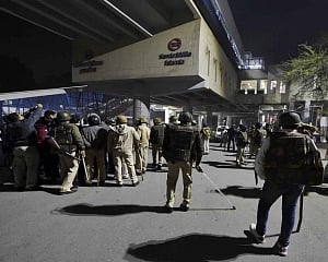 All metro stations barring two open: DMRC