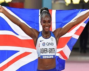 Asher-Smith, Holloway strike gold at World Championships