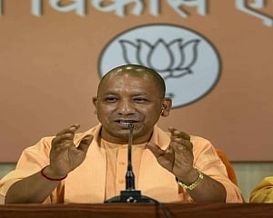 At Saharanpur rally, Adityanath terms Oppn candidate 'Azhar Masood's son-in-law'