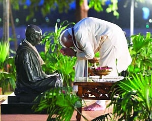 BJP, Opp claim Mahatma’s legacy