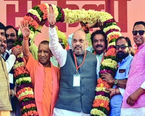 BJP kick-starts UP poll campaign, invokes Pulwama