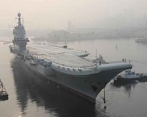 China confirms aircraft carrier sailed through Taiwan Strait