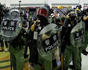 Chinese state media urge 'tougher line' on Hong Kong