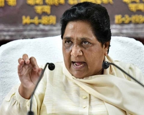 Cong, BJP acting against SP-BSP alliance: Mayawati