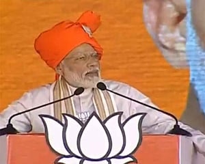 Cong has 'already accepted defeat' in Haryana polls, says Modi