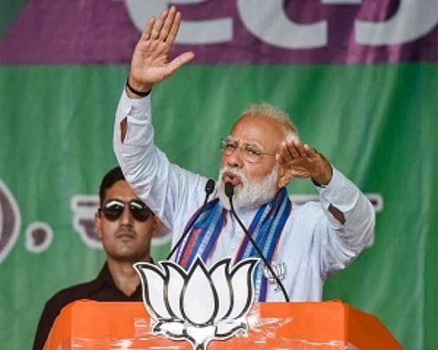 Cong hatched 'Hindu terror' conspiracy to defame religious heritage: Modi