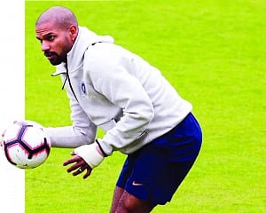 Dhawan out of World Cup