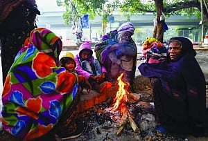 Drop in biting coldto ring in new year